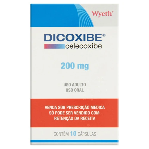 DICOXIBE 200MG WYETH CAIXA 10 CÁPSULAS