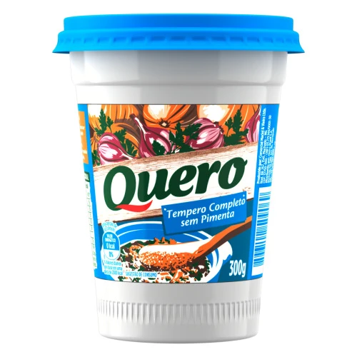TEMPERO COMPLETO SEM PIMENTA QUERO POTE 300G