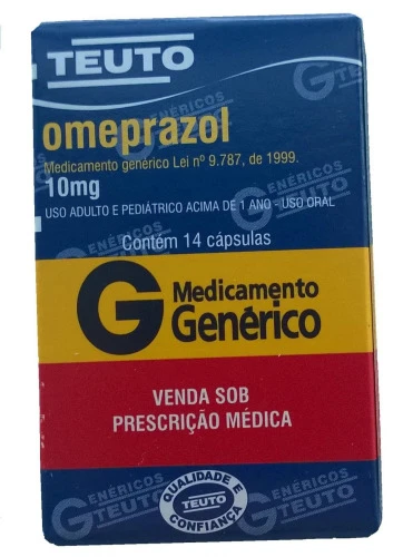 OMEPRAZOL 10 MG 14 CÁPSULAS TEUTO GENÉRICO