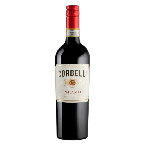 VINHO ITALIANO TINTO SECO CORBELLI CHIANTI GARRAFA 750ML