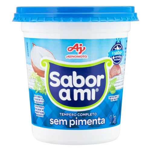 TEMPERO COMPLETO SEM PIMENTA SABOR A MI POTE 1KG