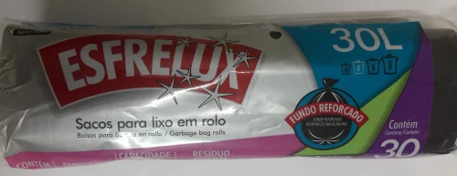 SACO LIXO SACO PARA LIXO ESFRELUX 30L