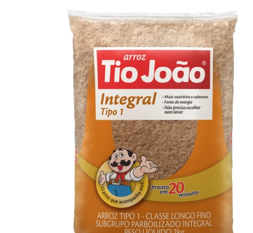 ARROZ INTEGRAL TIO JOÃO TIPO 1 2KG