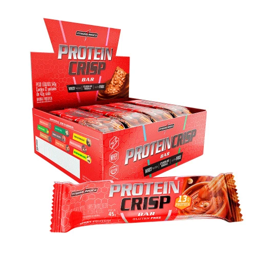PROTEIN CRISP BAR 12 UND INTEGRALMEDICA - CHURROS C/ DOCE DE LEITE