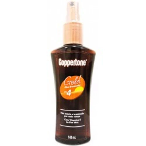ÓLEO BRONZEADOR SPRAY COPPERTONE GOLD FPS 4 140ML