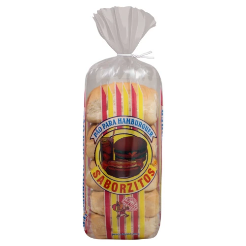 PÃO PARA HAMBÚRGUER SABORZITOS PACOTE 250G