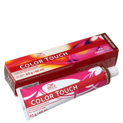 TINTURA SEMI PERMANENTE 60G 7 7 LOURO MÉDIO MARROM UNIT COLOR TOUCH