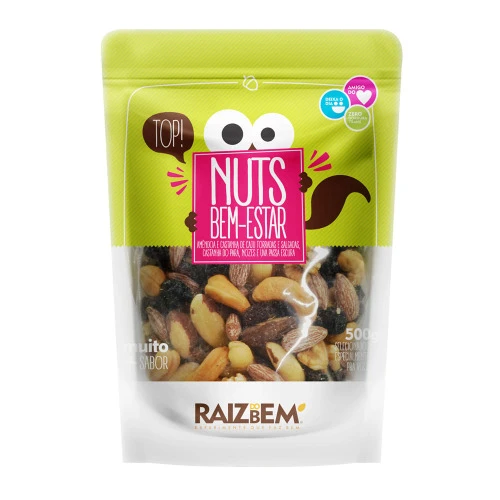 MIX CASTANHA RAIZ BEM 500G BEM ESTAR