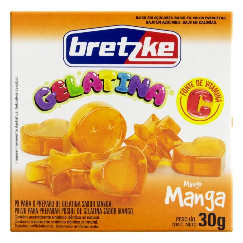 GELATINA EM PÓ MANGA BRETZKE CAIXA 30G