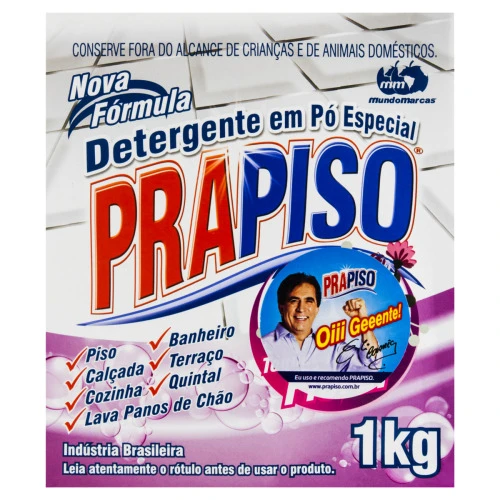 DETERGENTE EM PÓ FLORAL PRAPISO CAIXA 1KG