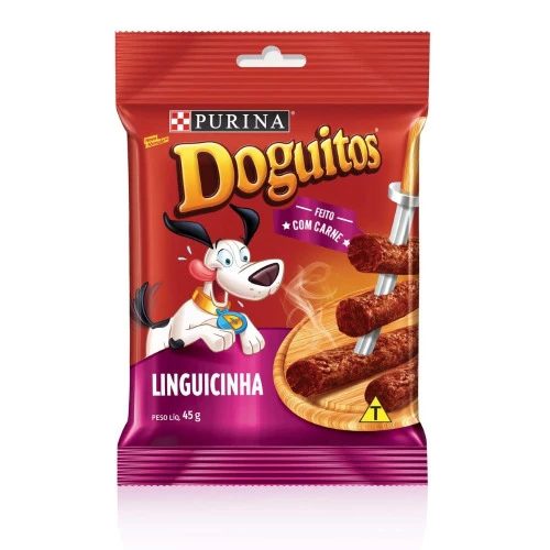 ALIMENTO CÃO DOGUITOS 45G LINGUIÇINHA