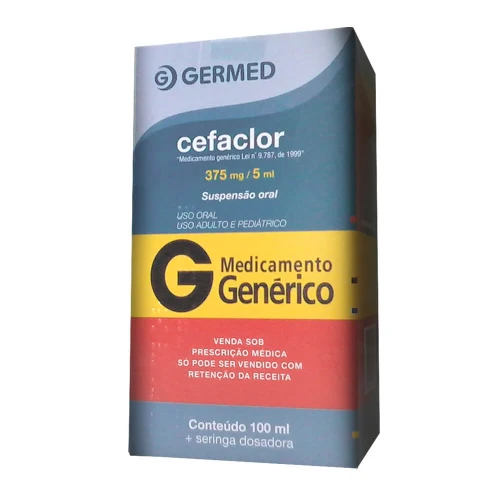 CEFACLOR 375 MG ML SUSPENSÃO ORAL GERMED PHARMA SIMILAR
