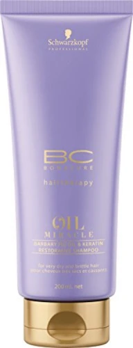 SCHWARZKOPF PROFESSIONAL BC BONACURE OIL MIRACLE BARBARY FIG KERATIN RESTORATIVE SHAMPOO 200ML