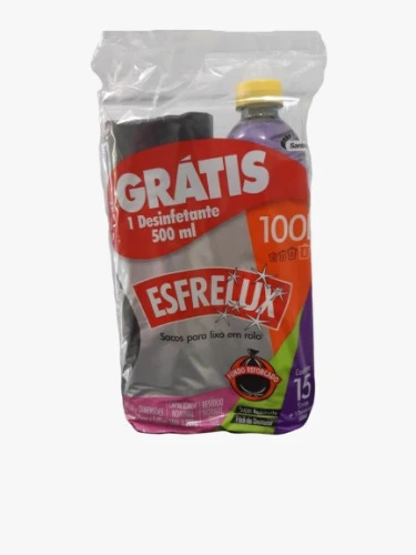 SACO PARA LIXO ESFRELUX 100L
