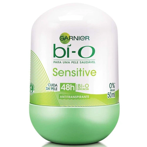 DESODORANTE BÍ O ROLL ON SENSITIVE GARNIER FEMININO 50ML