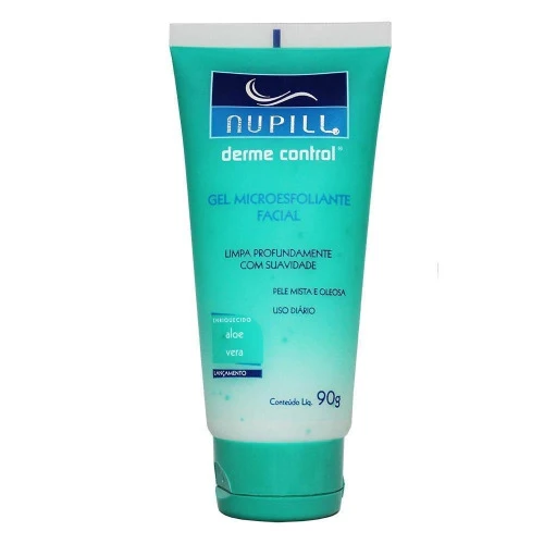 GEL MICROESFOLIANTE FACIAL NUPILL DERME CONTROL 90G