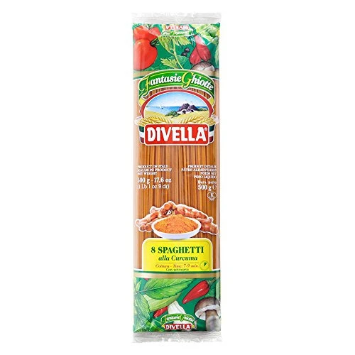 SPAGUETTI DIVELA CURCUMA 500G