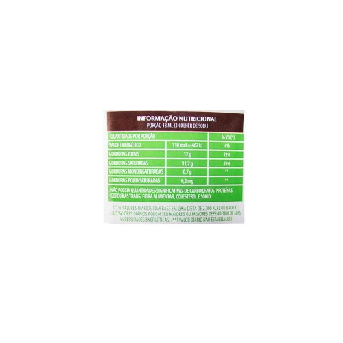 ÓLEO DE COCO 200ML EXTRA VIRGEM