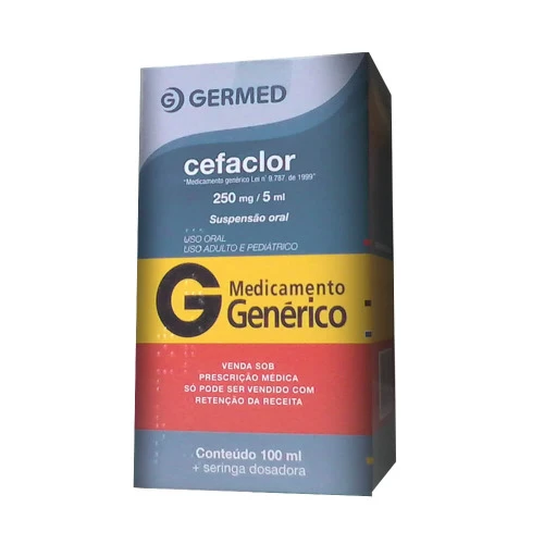CEFACLOR 250 MG ML SUSPENSÃO ORAL GERMED PHARMA GENÉRICO