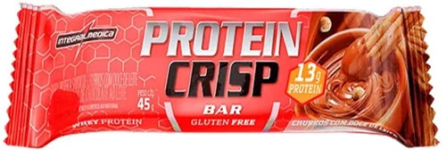 BARRA WHEY CHURROS DOCE DE LEITE PROTEIN CRISP 45G