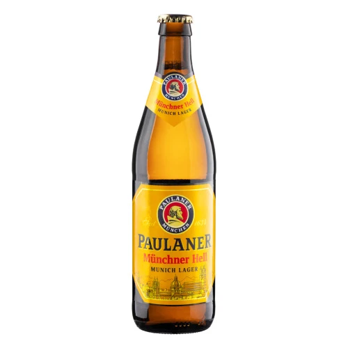 CERVEJA MUNCHNER HELL PAULANER GARRAFA 500ML