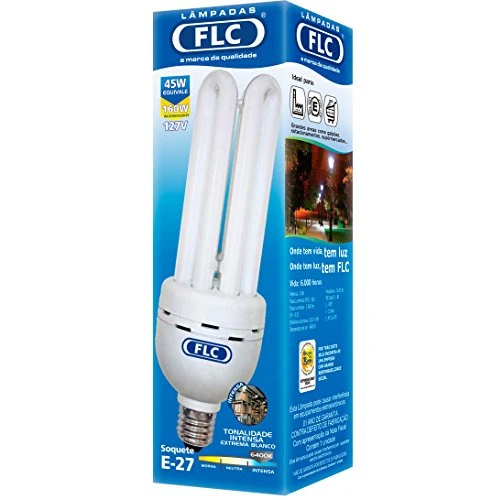 LAMP FLC ECONOMICA 4U 45W 127V DL E27