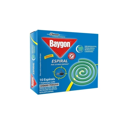INSETICIDA ESPIRAL BAYGON COM 10 UNIDADES
