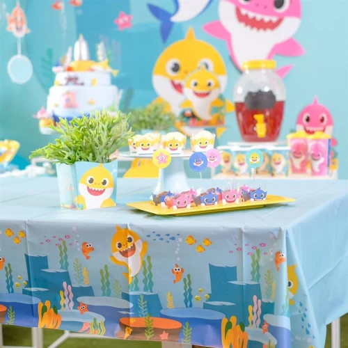 FESTA BABY SHARK CROMUS BABY SHARK TOALHA DE MESA PRINCIPAL