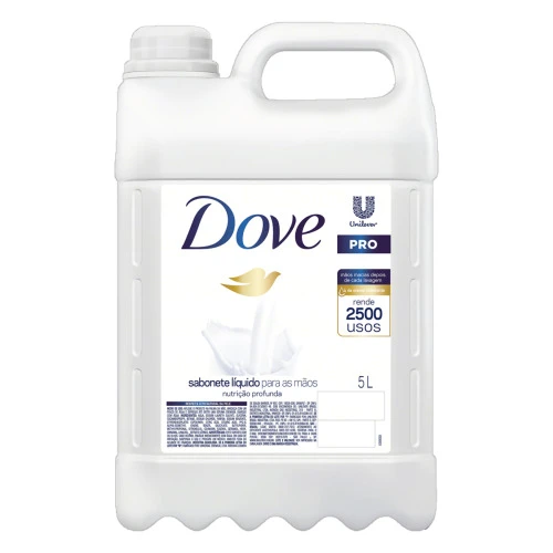 SABONETE LÍQUIDO NUTRIÇÃO PROFUNDA PARA AS MÇÕS DOVE PRO GALÃO 5L