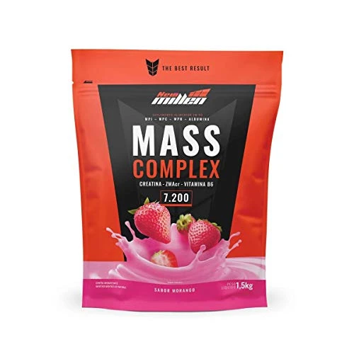 MASS PREMIUM 7200 MORANGO 1 5 KG POTE MILLEN