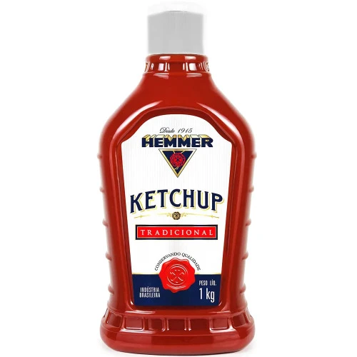 KETCHUP TRADICIONAL HEMMER BISNAGA 1KG