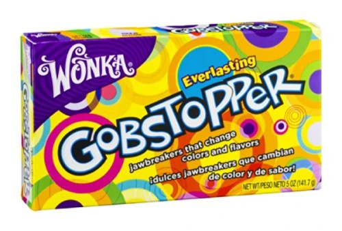 WONKA EVERLASTING GOBSTOPPER CANDY 5 OZ PACK OF 24