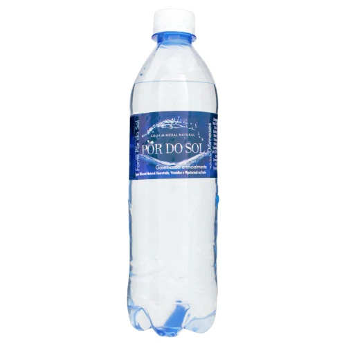 ÁGUA MINERAL NATURAL COM GÁS PÔRDO SOL GARRAFA 510ML