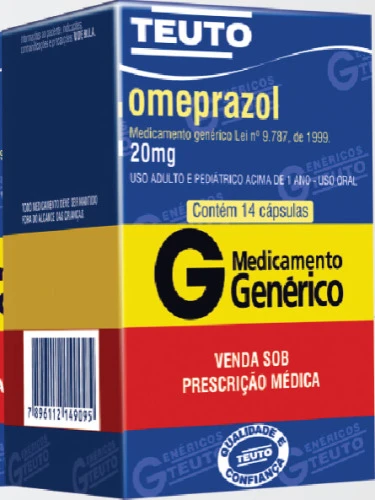 OMEPRAZOL 20 MG 14 CÁPSULAS TEUTO GENÉRICO