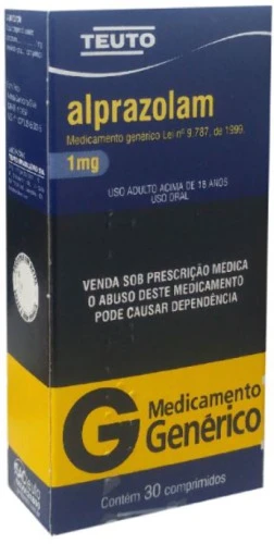 ALPRAZOLAM 1 MG 30 COMPRIMIDOS TEUTO GENÉRICO