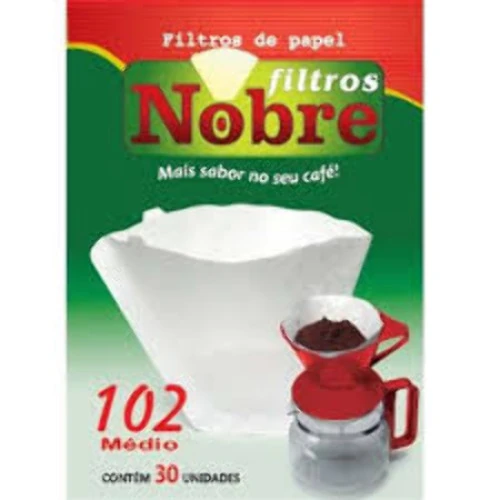 FILTRO PAPEL FILTROS NOBRE 102 COM 30