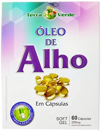 TERRAVERDE ÓLEO ALHO 60CAPS 250MG
