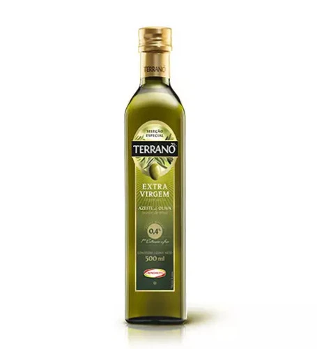 AZEITE DE OLIVA EXTRA VIRGEM PORTUGUÊS TERRANO VIDRO 500ML