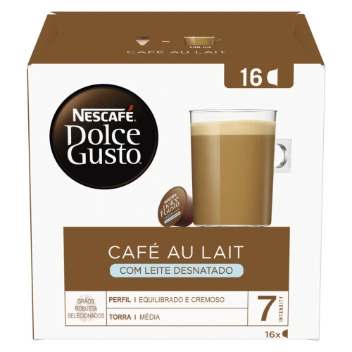 NESCAFÉ DOLCE GUSTO AU LAIT DESNATADO 16 CÁPSULAS 160G