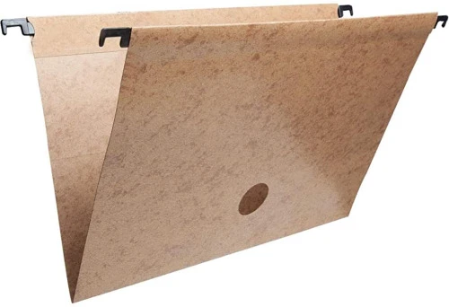 DELLO 0044F PASTA SUSPENSA MARMORIZADA PINTADA COM GRAMPOS CASTANHO 240 X 361 X 0 38 PACOTE DE 50
