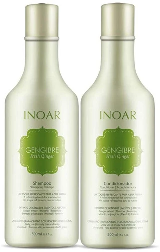 KIT GENGIBRE SHAMPOO E CONDICIONADOR 500 ML INOAR