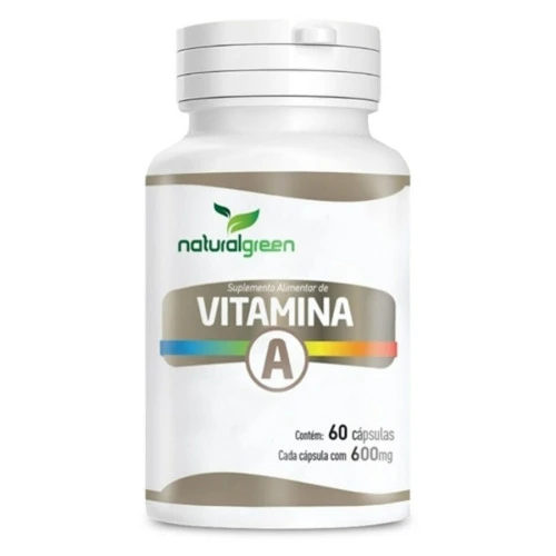 VITAMINA A 500MG NATURALGREEN 40 CÁPSULAS