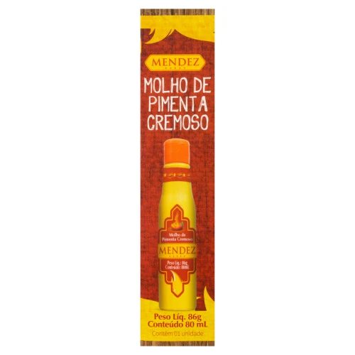 MOLHO DE PIMENTA CREMOSA MENDEZ