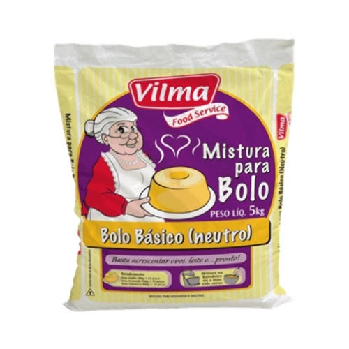 MISTURA PARA BOLO VILMA BÁSICO 5KG