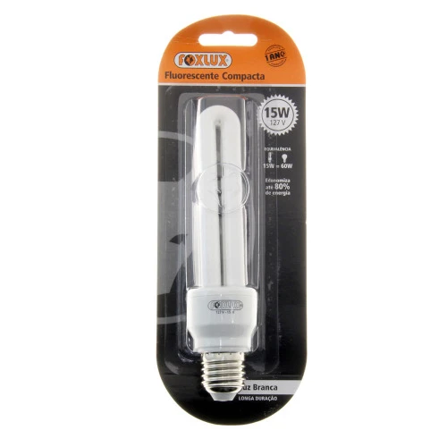 LAMPADA FOXLUX ELETRONICA U 127X15W