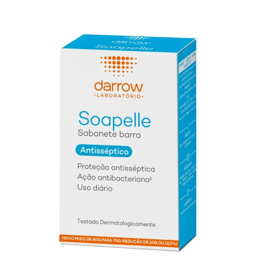 SABONETE EM BARRA SOAPELLE ANTISSÉPTICO 70G