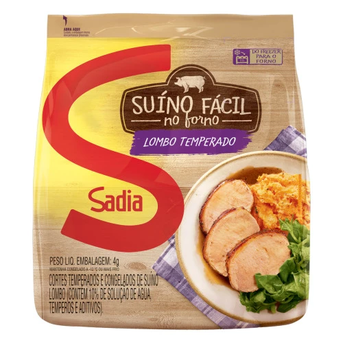LOMBO SUÍNO CONGELADO TEMPERADO SADIA