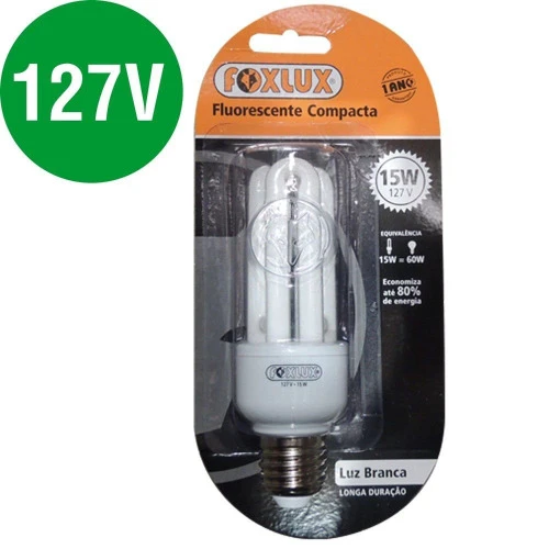 LAMPADA FOXLUX FLUOR COMP 15W
