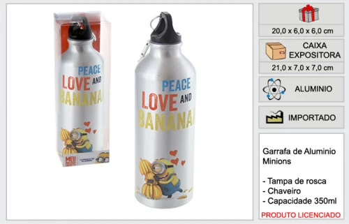 SQUEEZE MINIONS 500ML PEACE PR