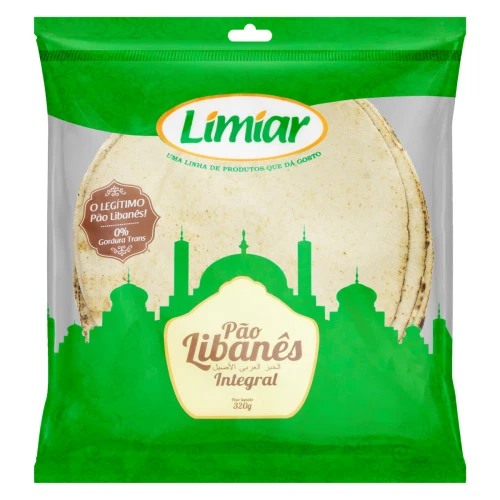 PÃO LIBANÊS INTEGRAL LIMIAR PACOTE 320G